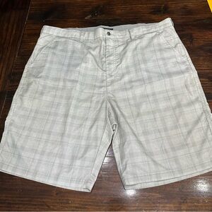 Gray Plaid Shorts